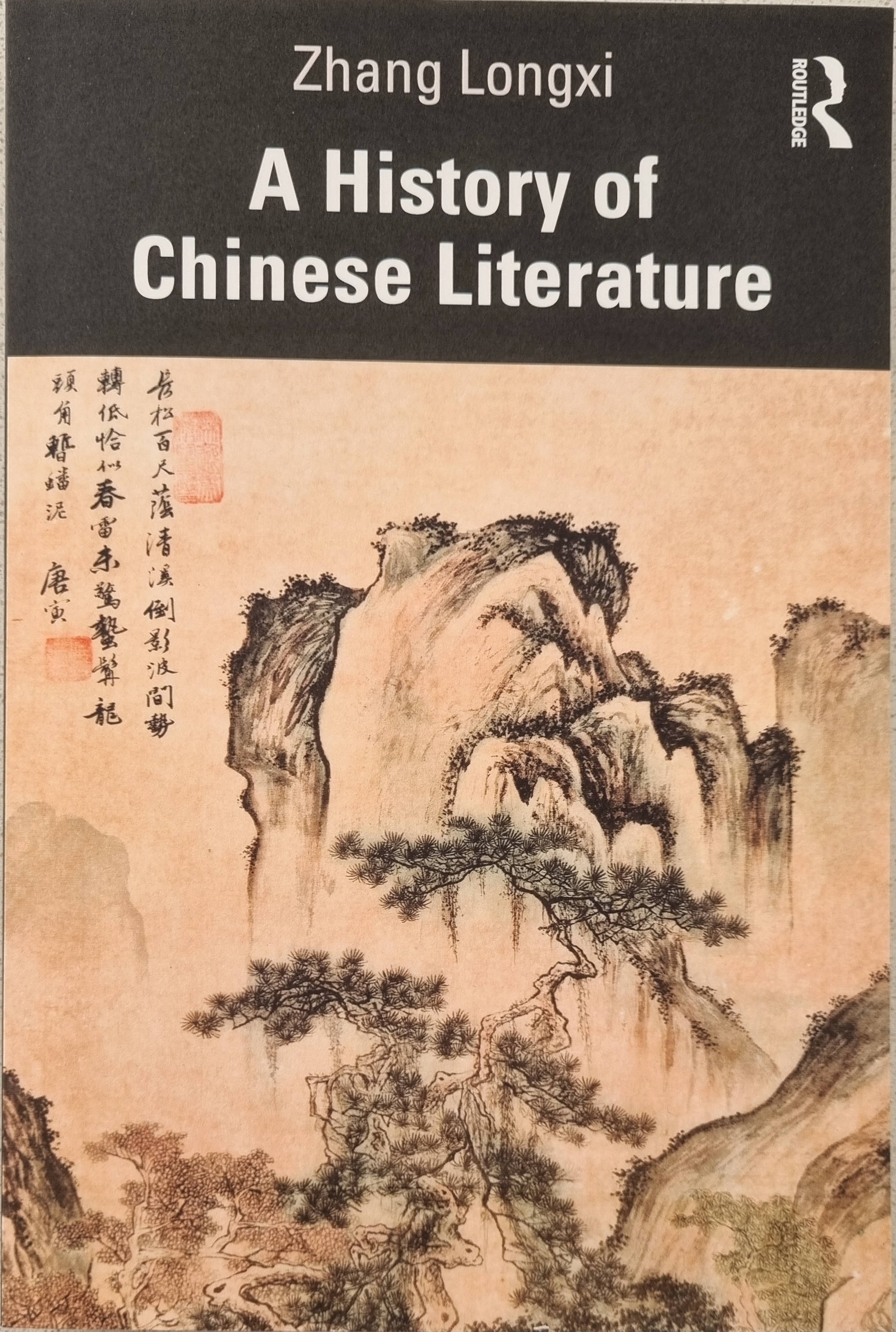 Cover of A History of Chinese Literature by Zhang Longxi