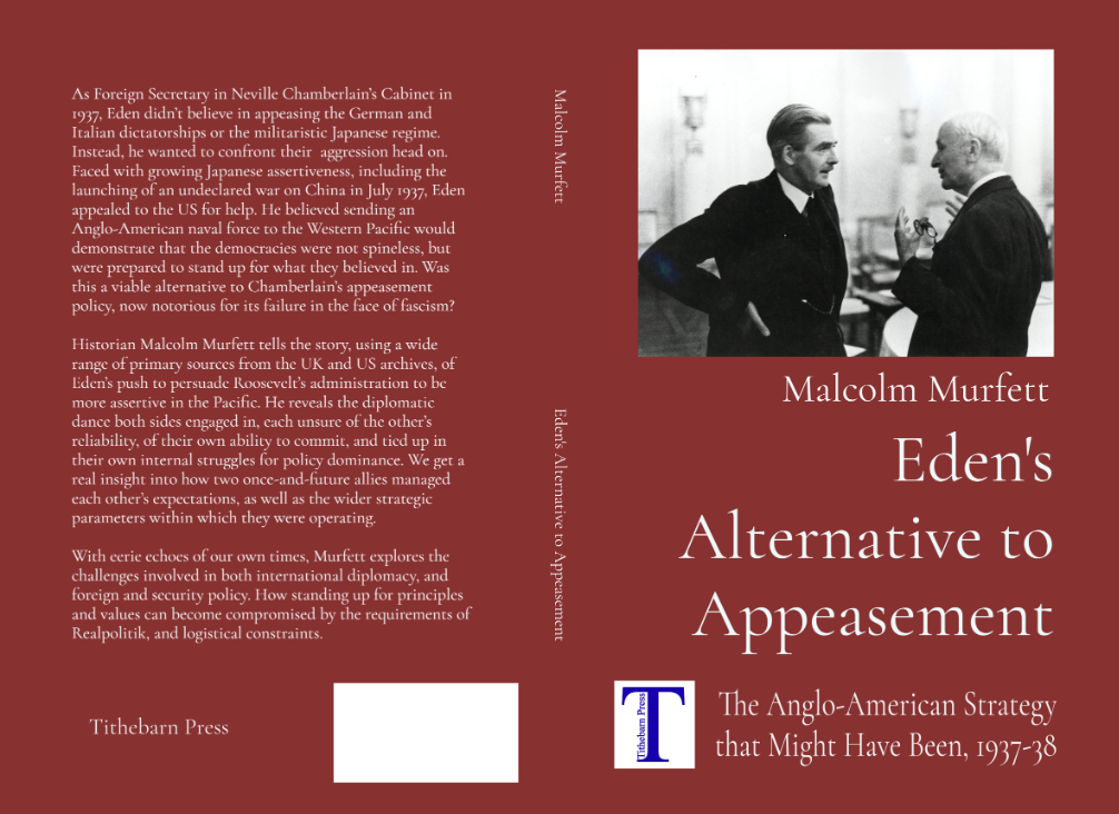 Full Book Jacket for Eden's Alternative to Appeasement